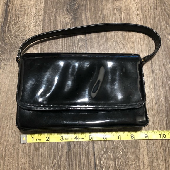 Vintage Coblentz Patent Leather Black Purse - Picture 10 of 12